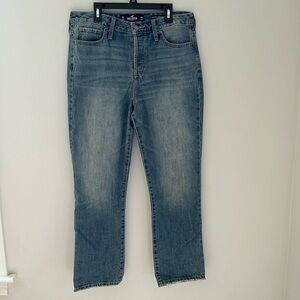Hollister High Rise Vintage Straight Button-up Jeans 7R